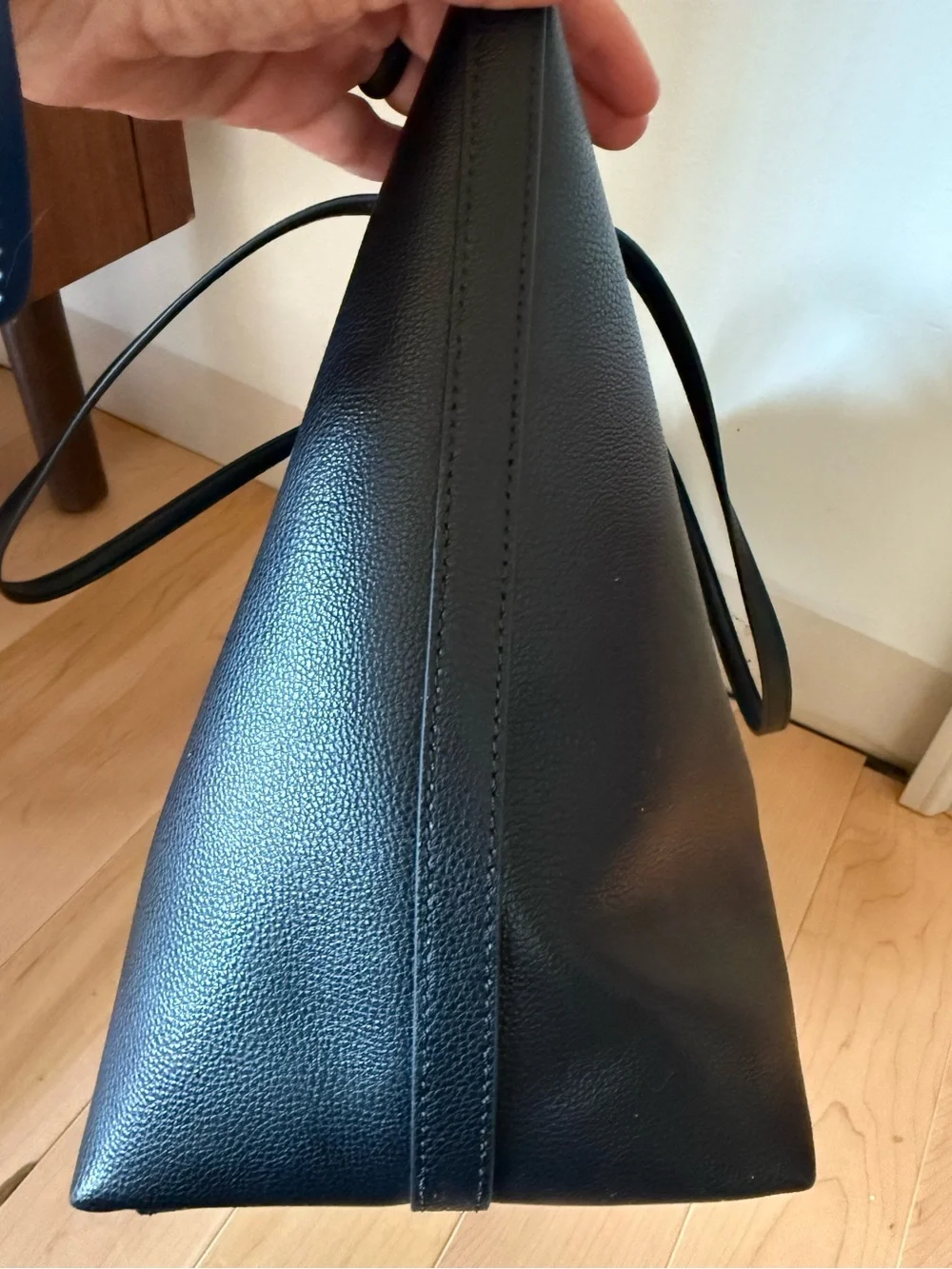 Kate Spade New York All Day Large Tote in black pebbled leather